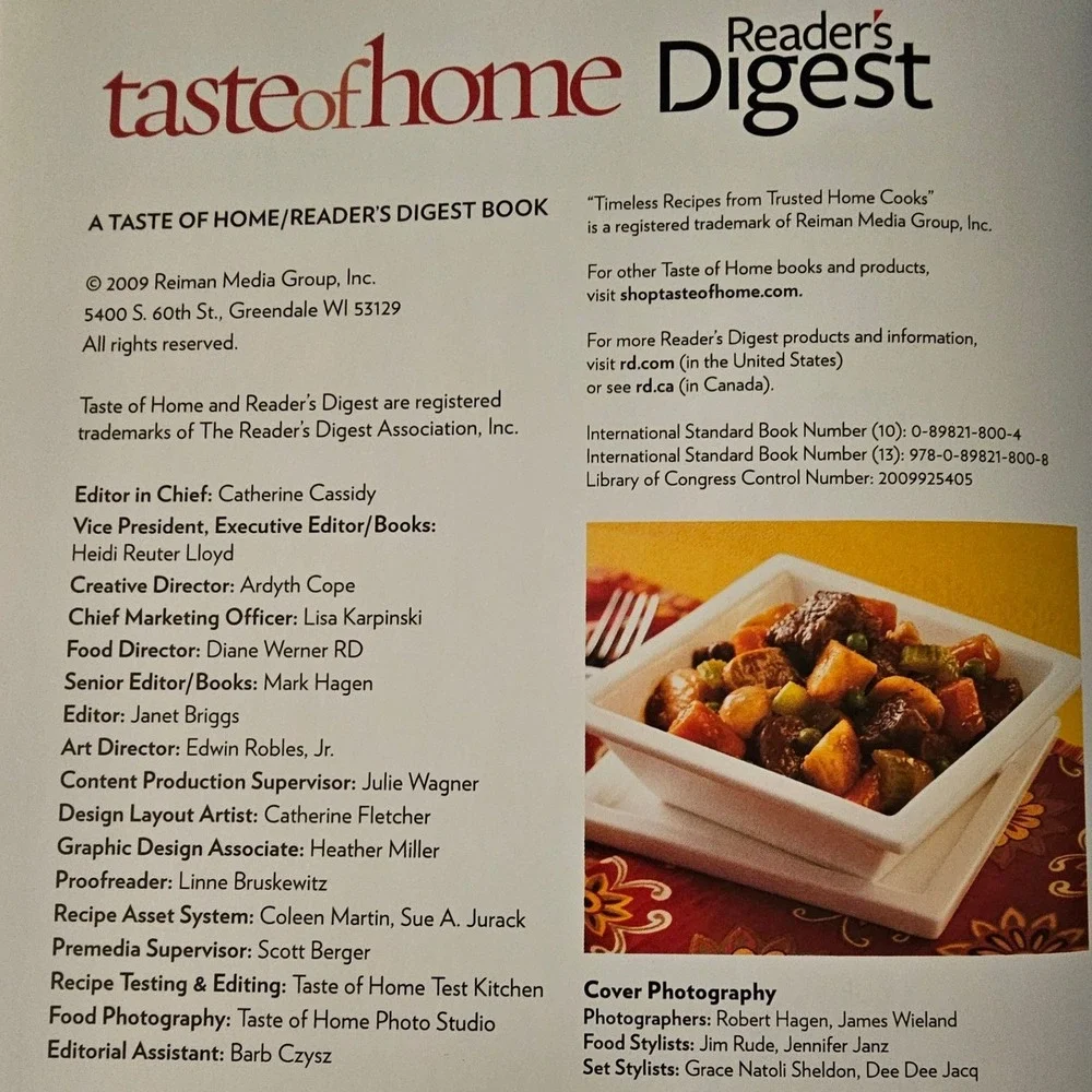 Taste of Home More Fast Fixes with Mixes Cookbook 2009 Hardcover 379 Recipes